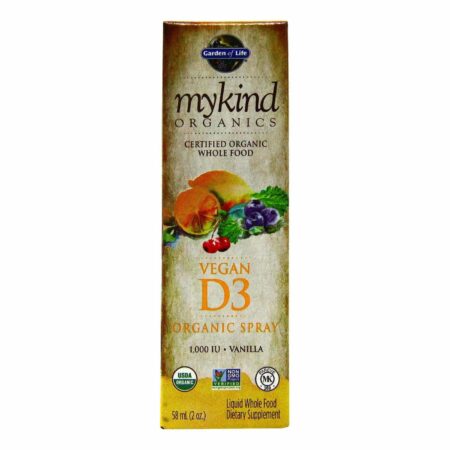 Garden of Life, mykind Vitamina D3 1000 IU Orgânica Vegana - 58 ml Spray