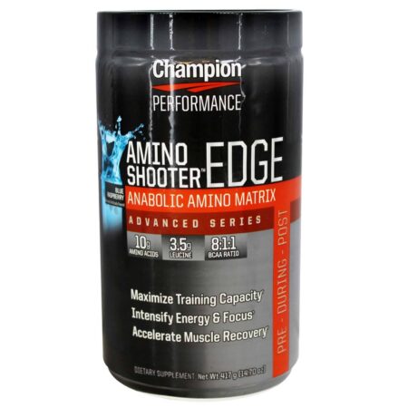 Champion Performance, Amino Shooter™ Edge, Sabor Framboesa Azul - 417 g