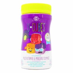 Solgar U-Cubes Multivitamínico Infantil - 60 Gomas para Energia e Desenvolvimento Saudável