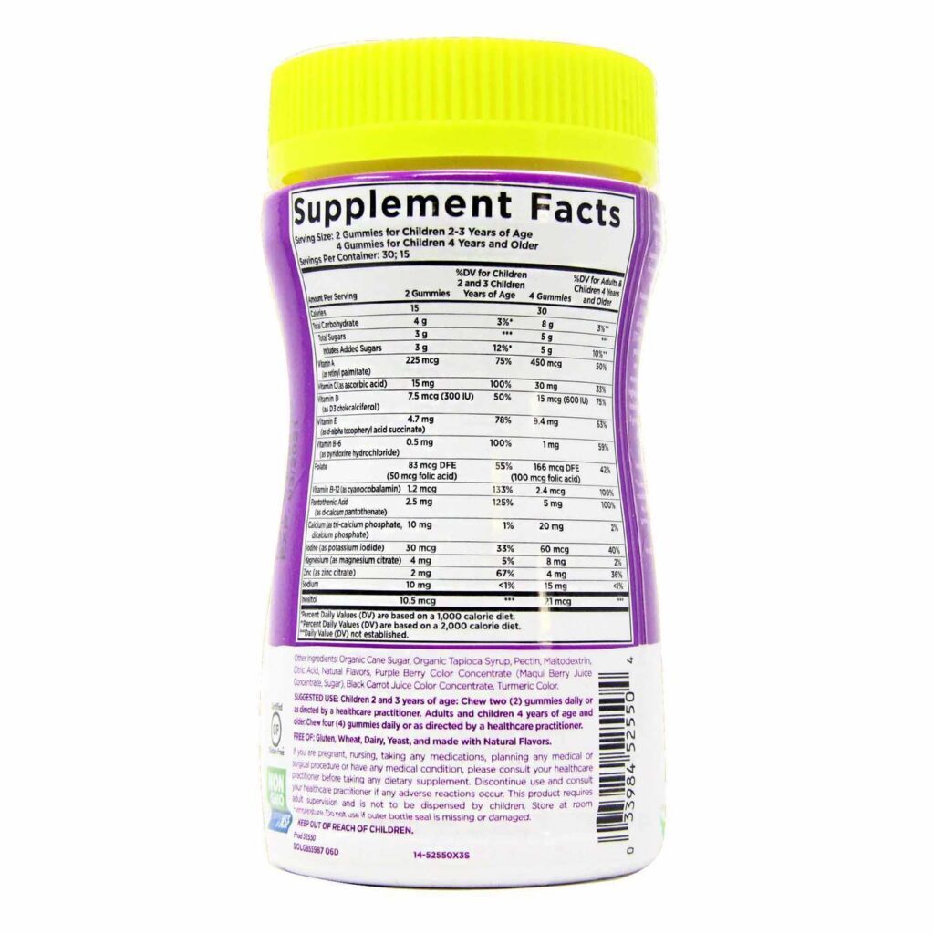 Solgar U-Cubes Multivitamínico Infantil - 60 Gomas para Energia e Desenvolvimento Saudável - Imagem 2