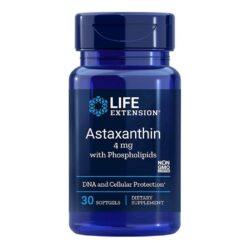 Life Extension Astaxantina com Fosfolipídios - 4mg 30 Cápsulas Gel Potente Antioxidante