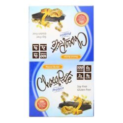 HealthSmart Foods ChocoRite™ Barra de Proteína Manteiga de Amendoim - 16 Barras