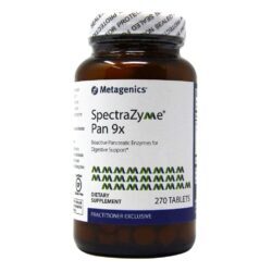 Metagenics SpectraZyme Pan 9x - 270 Tabletes: Enzimas Digestivas de Alta Potência para o Bem-Estar Brasileiro