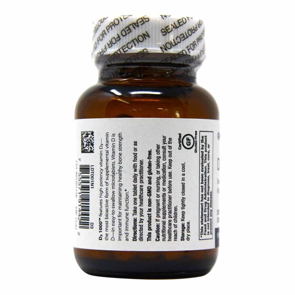 Metagenics D3 1,000™ - Vitamina D 120 Tabletes para o Brasil - Imagem 3