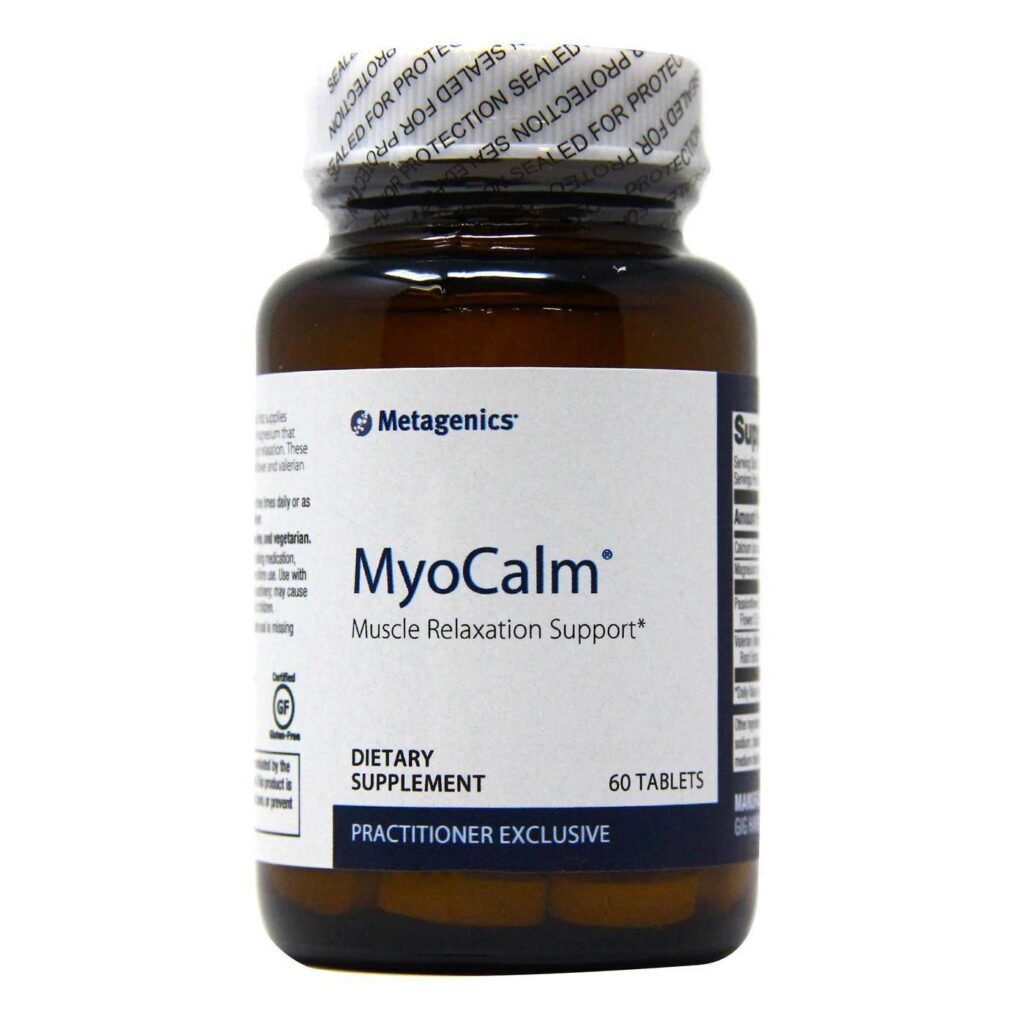 Metagenics MyoCalm® 60 Tabletes: Alívio e Relaxamento Muscular Profundo