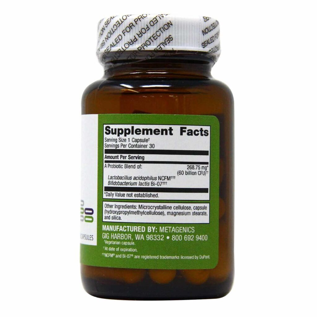 Metagenics Ultra Flora IB - 30 Cápsulas: Saúde Intestinal e Bem-Estar Digestivo - Imagem 2