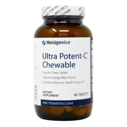 Metagenics Ultra Potent-C 90 Tabletes Mastigáveis: Vitamina C Potente para Imunidade e Bem-Estar