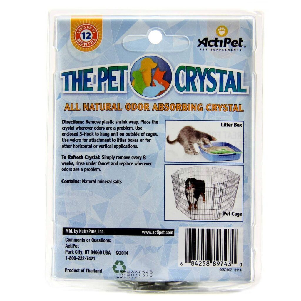 ActiPet Crystal: Absorvedor de Odores 50g para um Lar Fresco e Livre de Cheiros - Imagem 2