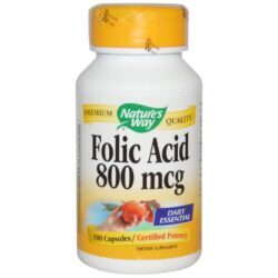 Ácido Fólico 800 mcg Nature's Way - 100 Cápsulas: Essencial para sua Saúde