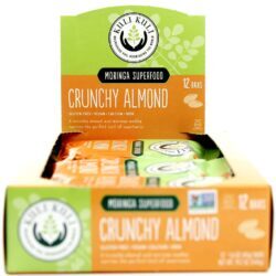 Barras Kuli Kuli Moringa Superfood Amêndoa Crocante - Caixa com 12 Unidades de 45g