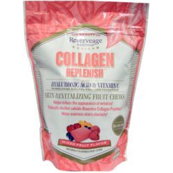 Reserveage Organics Reposição de Colágeno Mix de Frutas 60 Pastilhas Mastigáveis - Pele, Cabelos e Unhas