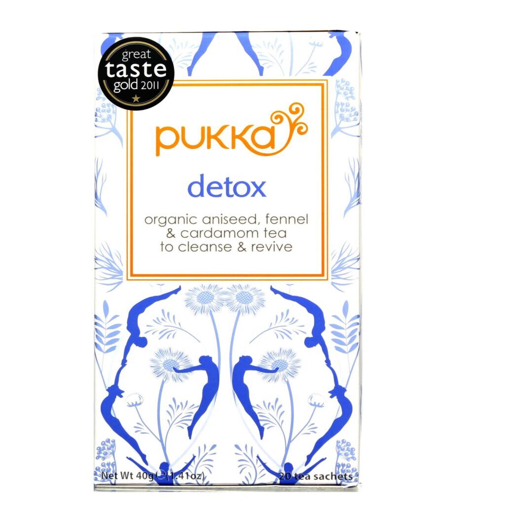 Pukka Herbal Teas Chá Orgânico Detox Purificante 20 Saquinhos - Bem-Estar Natural