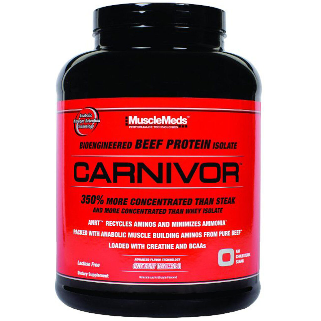 MuscleMeds Carnivor Whey Isolado Proteína Cereja Baunilha 2kg (4.3 lbs)