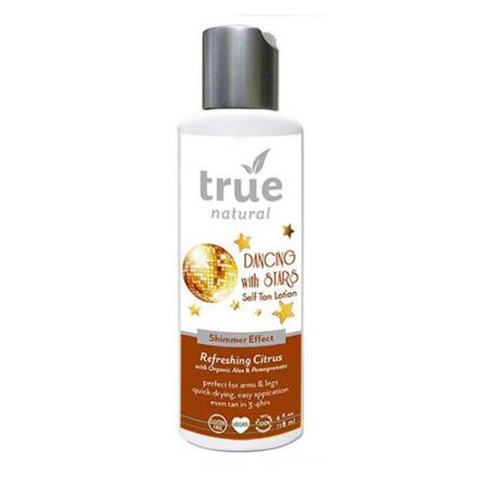 True Natural Dancing com Stars Tan Shimmer Lotion, Citrus - 4 oz