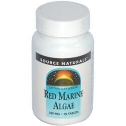 Source Naturals Algas Marinhas Vermelhas 90 Tabletes - Puro Poder do Mar para Sua Saúde