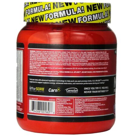 BSN, Pré Treino N.O.-Xplode™, Sabor Uva - 555 g - Image 3