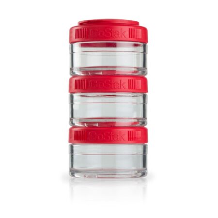 Sundesa Blender Bottle GoStak, Vermelho - 60cc 3Pak