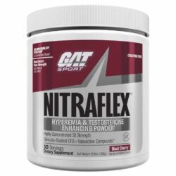 GAT Nitraflex Pré-Treino Cereja Preta 300g: Energia e Foco Máximos para Seus Treinos