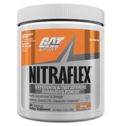 GAT Nitraflex Pré-Treino Laranja 300g: Energia Explosiva e Foco Intenso