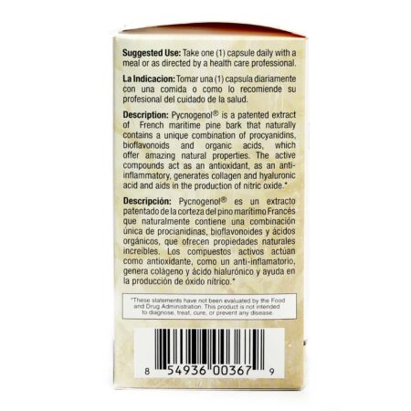 Bio Nutrition Pycnogenol - 50 Cápsulas - Image 3