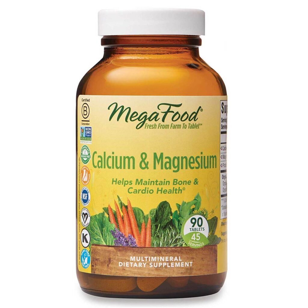 MegaFood Cálcio e Magnésio - 90 Comprimidos: Essenciais para Ossos Fortes e Bem-Estar