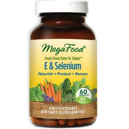 MegaFood, Vitamina E e Selênio - 60 Tabletes