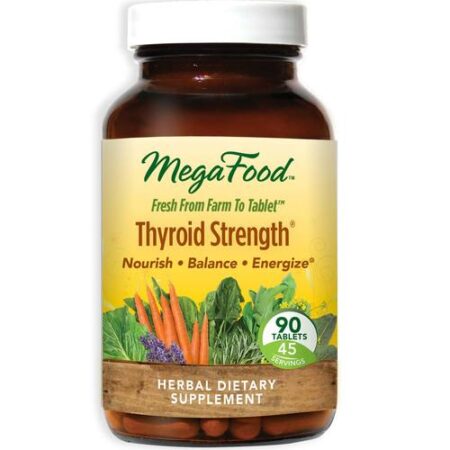 MegaFood, Thyroid Strength® - Tireoide Suporte - 90 Tabletes