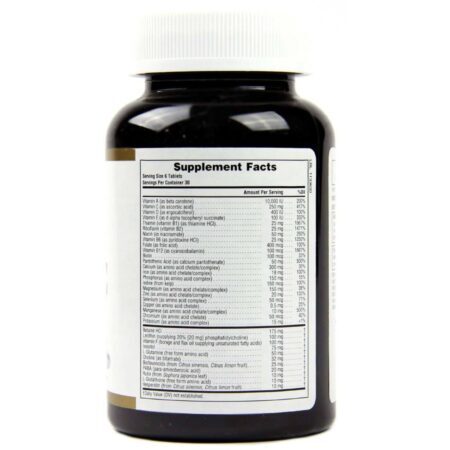 Nature's Plus Golden Years Multivitamínico e Mineral para Adultos Maduros - 180 Tabletes - Imagem 2