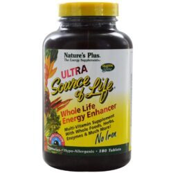 Nature's Plus Ultra Source Of Life Sem Ferro - 180 Tabletes: Vitalidade e Nutrição Completa para o Brasil