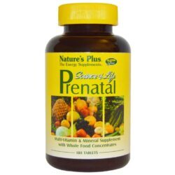 Nature's Plus Source Of Life Prenatal - 180 Tabletes: Nutrição Completa para Gestantes
