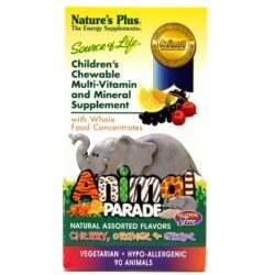 Nature's Plus Animal Parade Multivitamínico 90 Gomas Mastigáveis - Essencial para Crianças