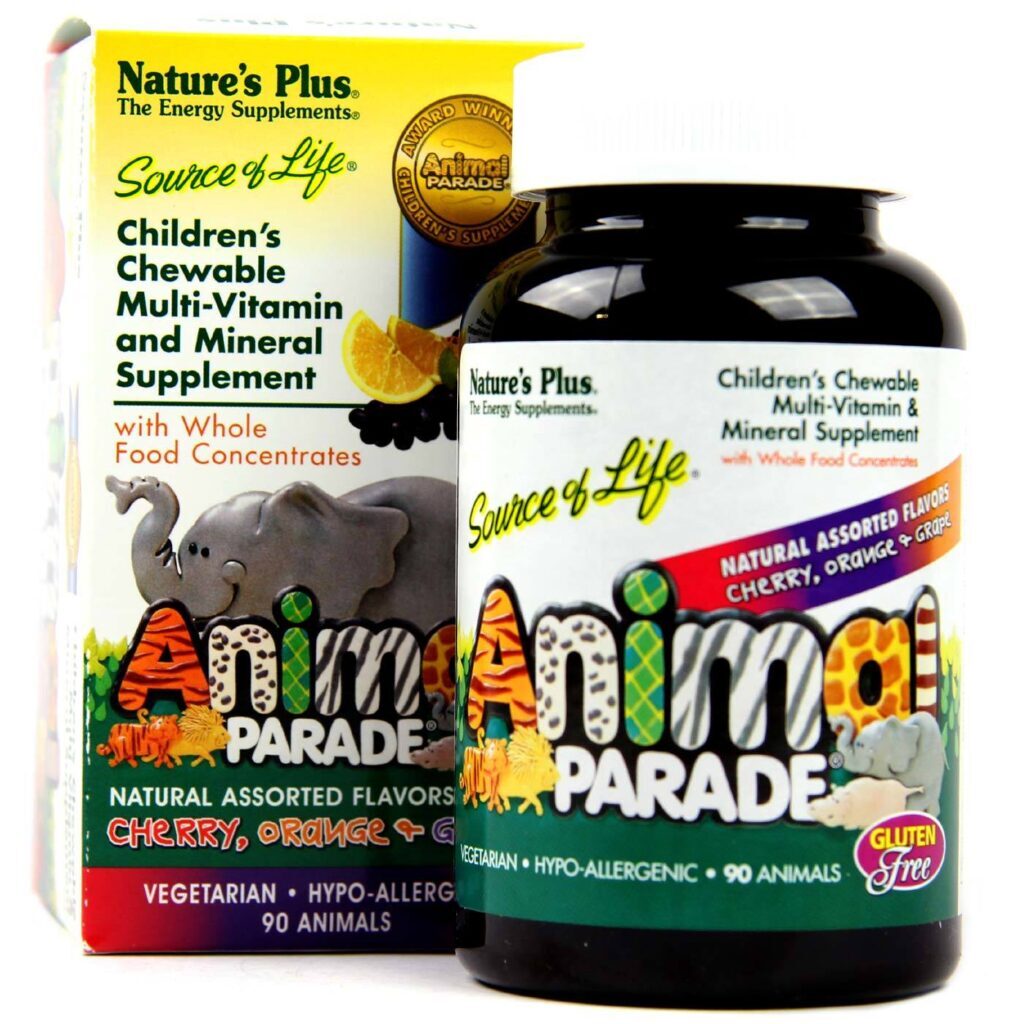 Nature's Plus Animal Parade Multivitamínico 90 Gomas Mastigáveis - Essencial para Crianças - Imagem 4