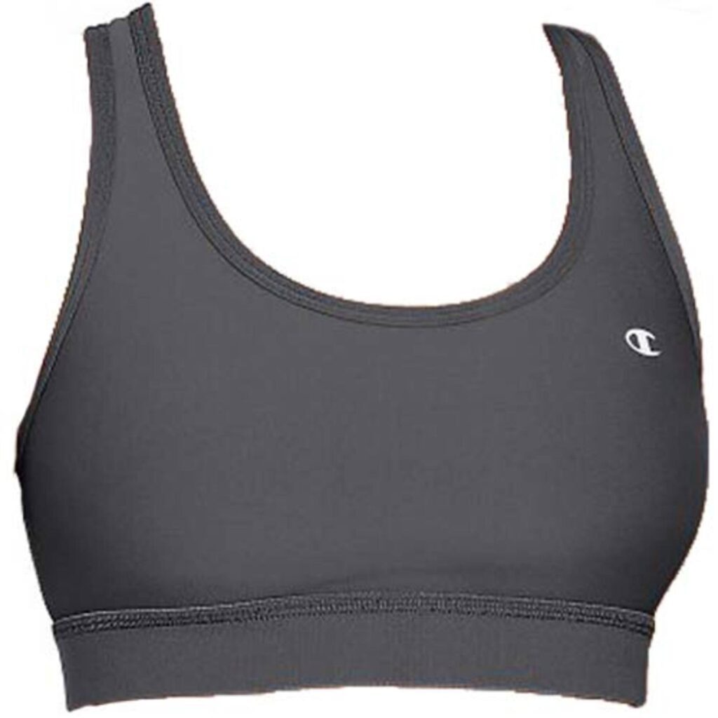 Top Esportivo Feminino Champion Absolute Workout II - Asfalto: Conforto e Suporte para Sua Rotina