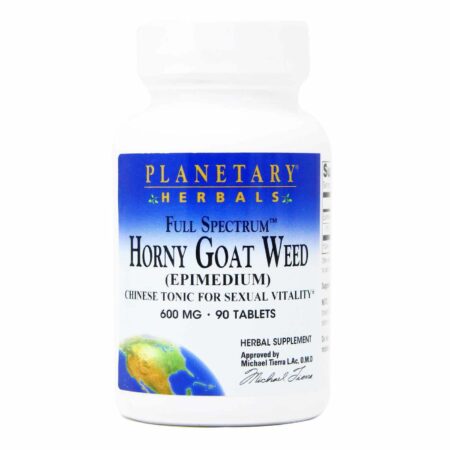 Planetary Herbals, Espectro Completo da Erva Horny Goat 600 mg - 90 Comprimidos