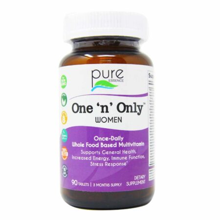 Pure Essence Labs, One'N'Only™ Multivitamínico Feminino - 90 Tabletes