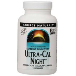 Source Naturals Ultra Cal Night Complexo de Cálcio 120 Tabletes - Sono e Ossos Fortes