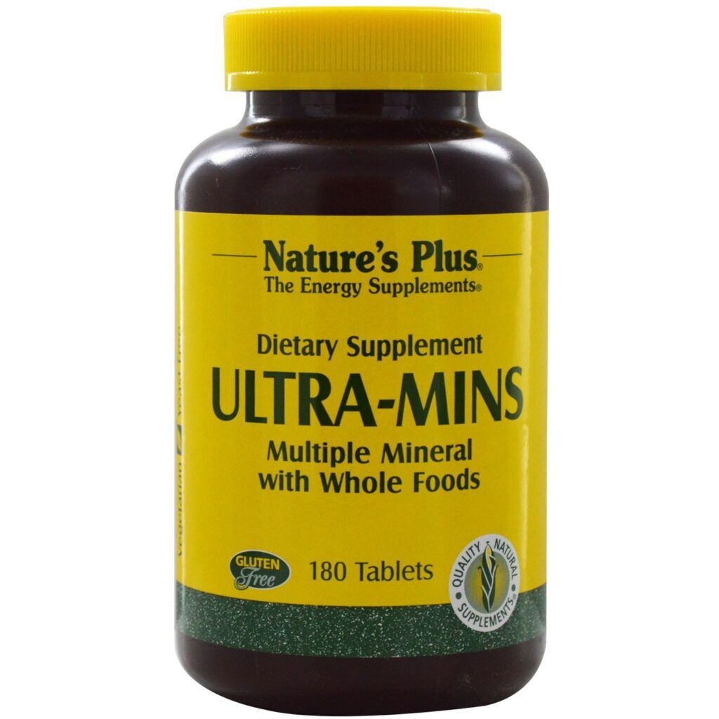 Nature's Plus Ultra-Mins 180 Tabletes: Sua Fonte Completa de Nutrientes Essenciais
