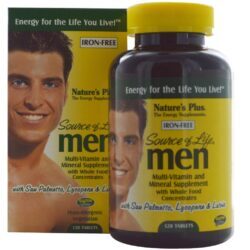 Nature's Plus Fonte de Vida para Homens (Sem Ferro) - 120 Comprimidos
