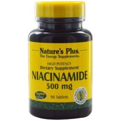Nature's Plus Niacinamida 500 mg - 90 Tabletes: Saúde e Bem-Estar para Você