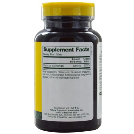 Nature's Plus, Niacinamida 1000 mg - 90 Tabletes - Image 2