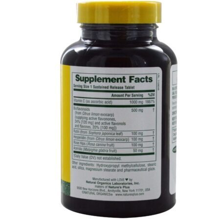 Nature's Plus Super C Complex 90 Tabletes - Vitamina C Essencial para o Brasil - Imagem 2