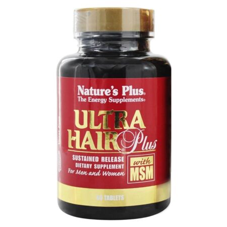 Nature's Plus, Ultra Hair® com MSM - 60 Tabletes - Image 2