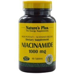 Niacinamida 1000 mg Nature's Plus - 90 Tabletes: Saúde e Bem-Estar Essenciais