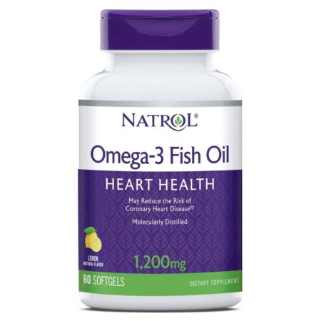 Natrol, Omega 3 1200 mg - 60 Cápsulas em Gel