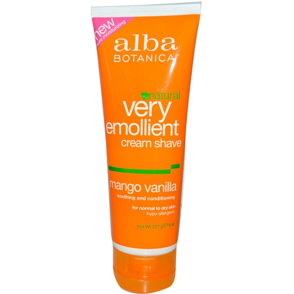 Alba Botanica Creme de Barbear Super Hidratante Manga e Baunilha - 227 g