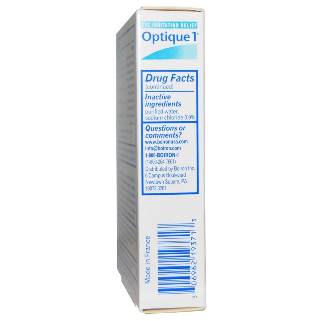 Boiron Colírio Optique 1® - Solução Ocular Conforto e Alívio 10 Doses - Imagem 3