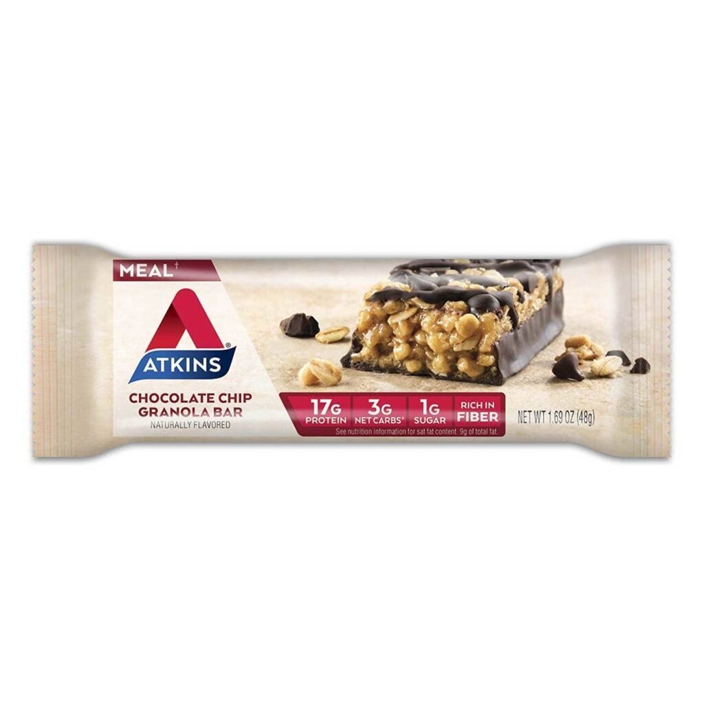 Atkins Barra de Cereal Chocolate Granola - 5 Barras: Lanche Saudável e Energético no Brasil - Imagem 2