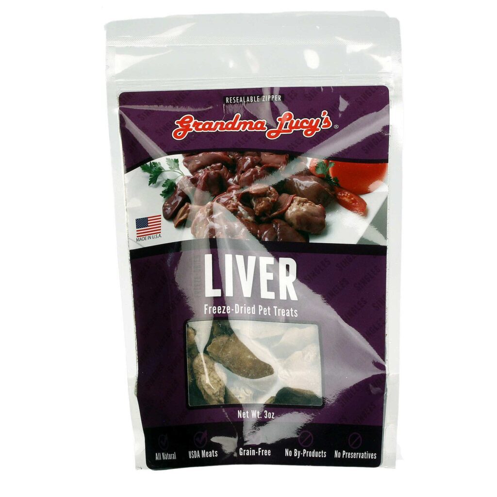 Grandma Lucy's Fígado de Galinha Liofilizados Para Pets - 85g (3oz)