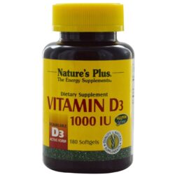 Nature's Plus Vitamina D3 1000 UI - 180 Cápsulas: Imunidade e Saúde Óssea no Brasil