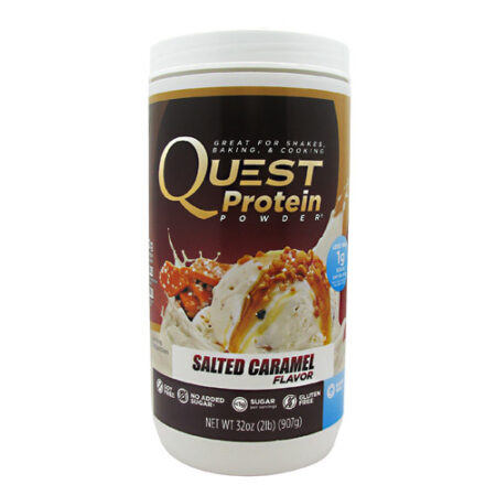 Quest Nutrition Proteína em pó, Caramelo salgado - 32 oz/907g